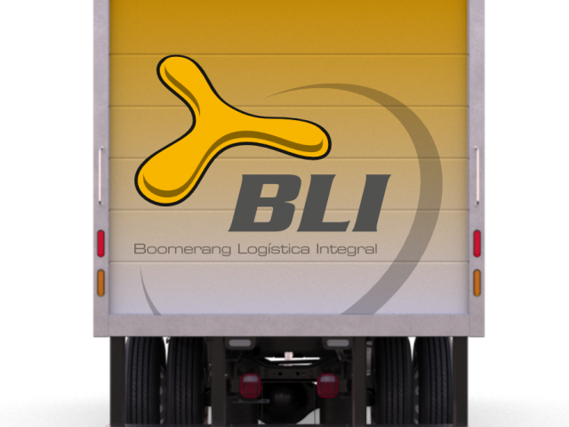 BLI International Truck Rear View